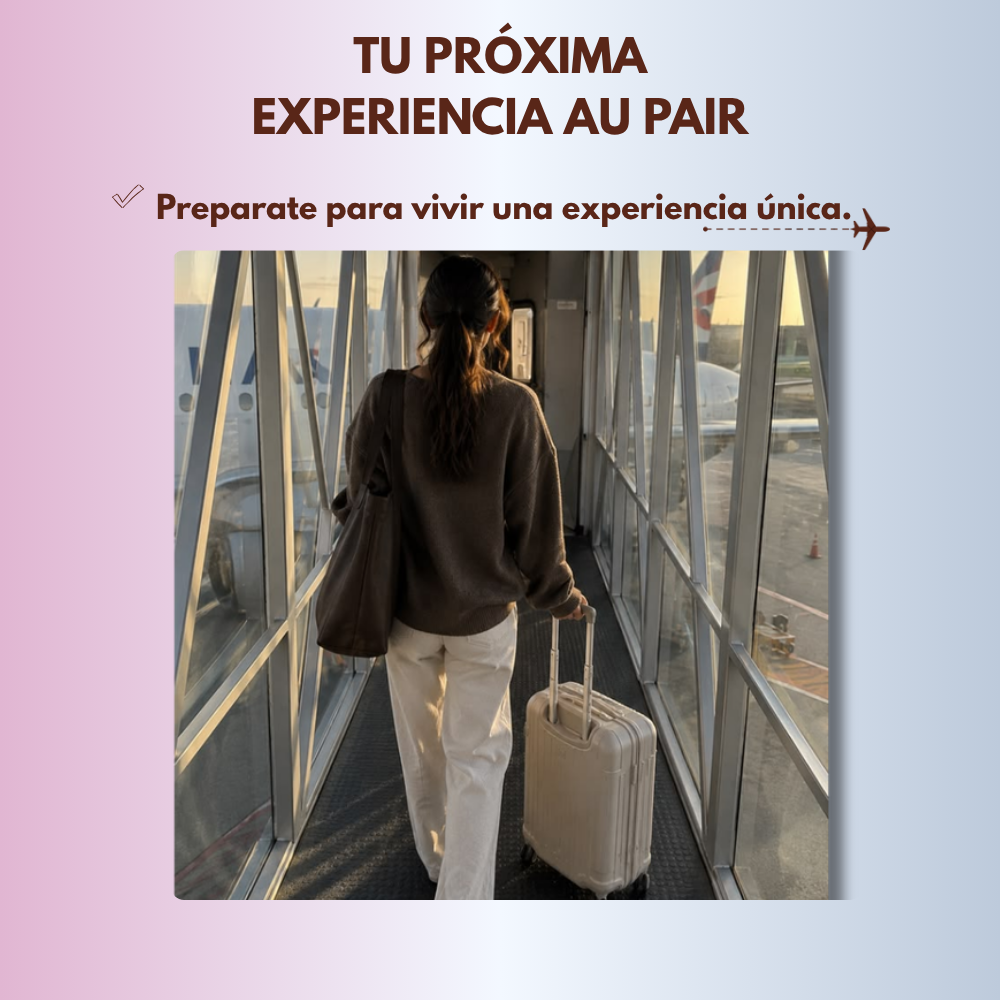 Viaja como Au Pair + Kit Contrato Editable: Aprobá tu visa y viajá 100% segura